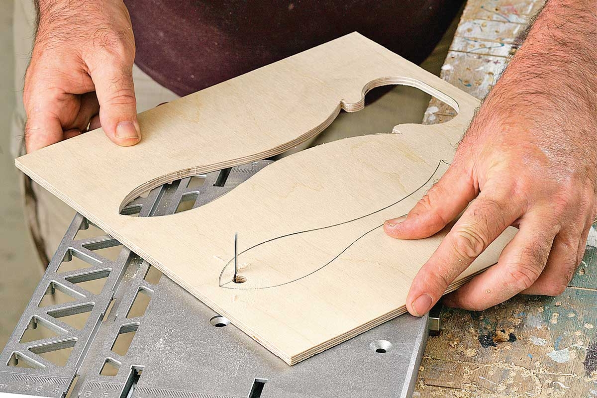 Kurvesnitt med stikksag: Skarpe kurver