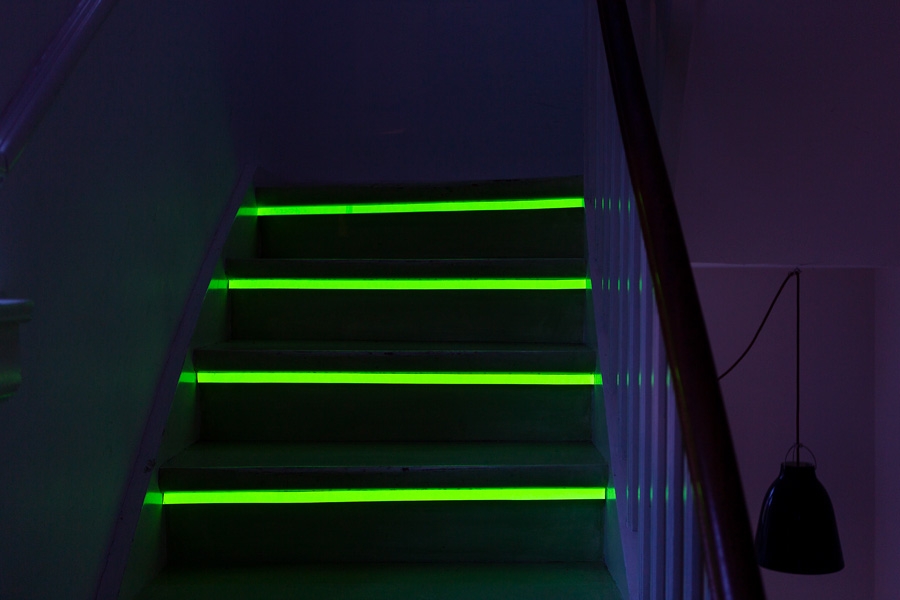 9 tejprullar: Fluorescerande tejp