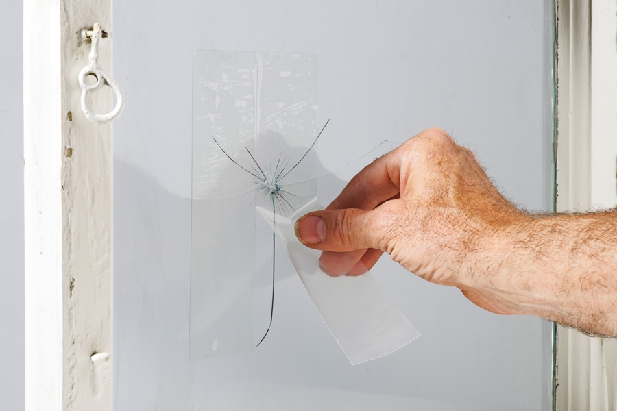 9 tejprullar: Glass repair tejp