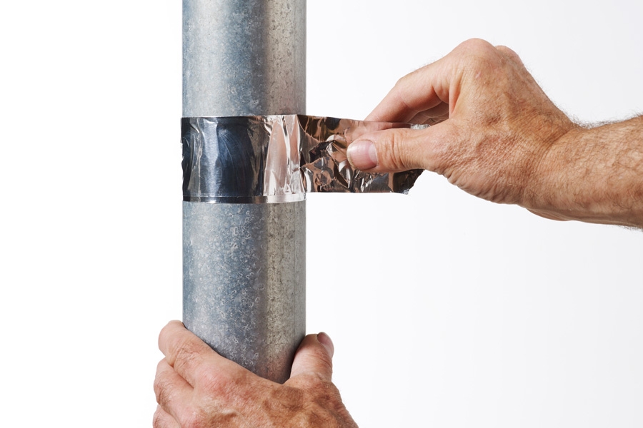 9 tejprullar: Aluminiumtejp