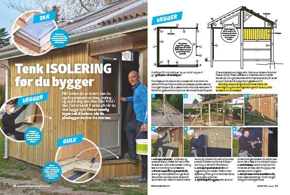 Tenk isolering av bod før du bygger nyt