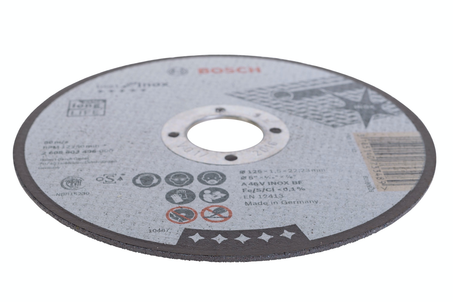 Slipeskive til vinkelsliper: Metallskjæreskive