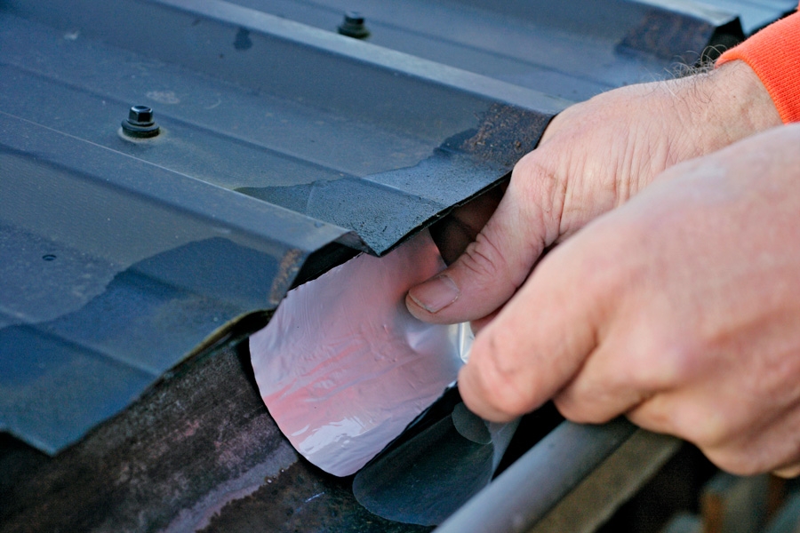 Räystäskouru vuotaa!