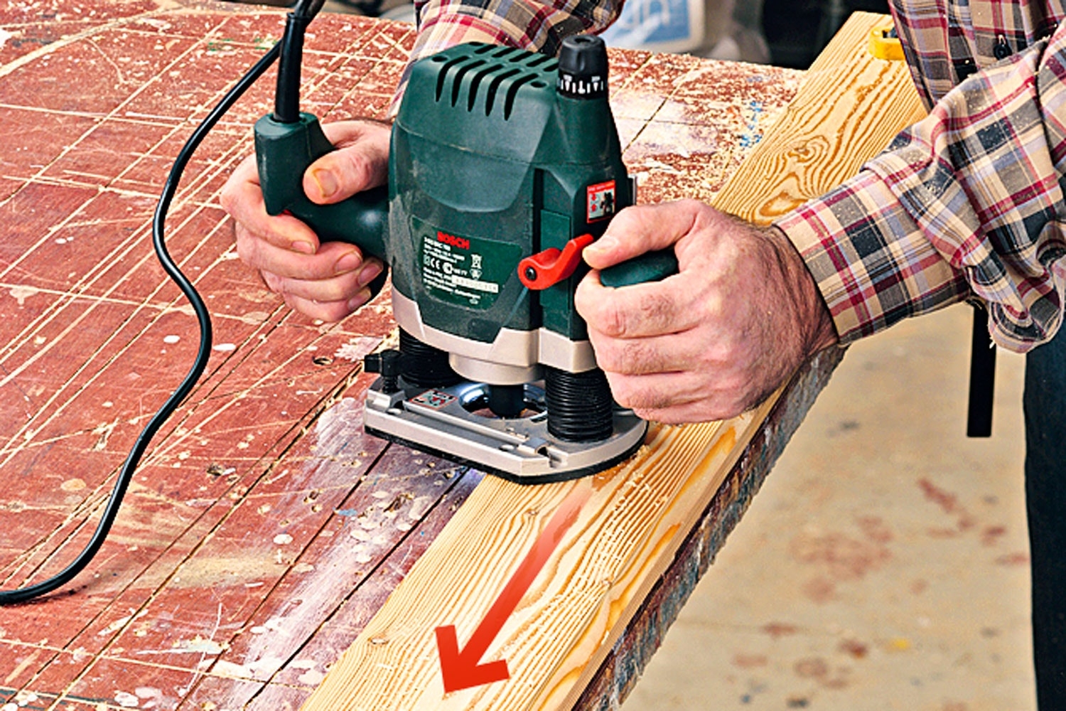 Handöverfräs: Koll på fräsriktningen