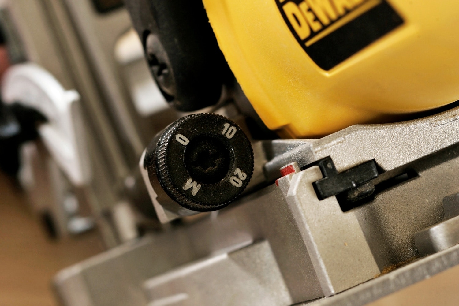 Lamellfres grunninnstillinger: Fresedybde