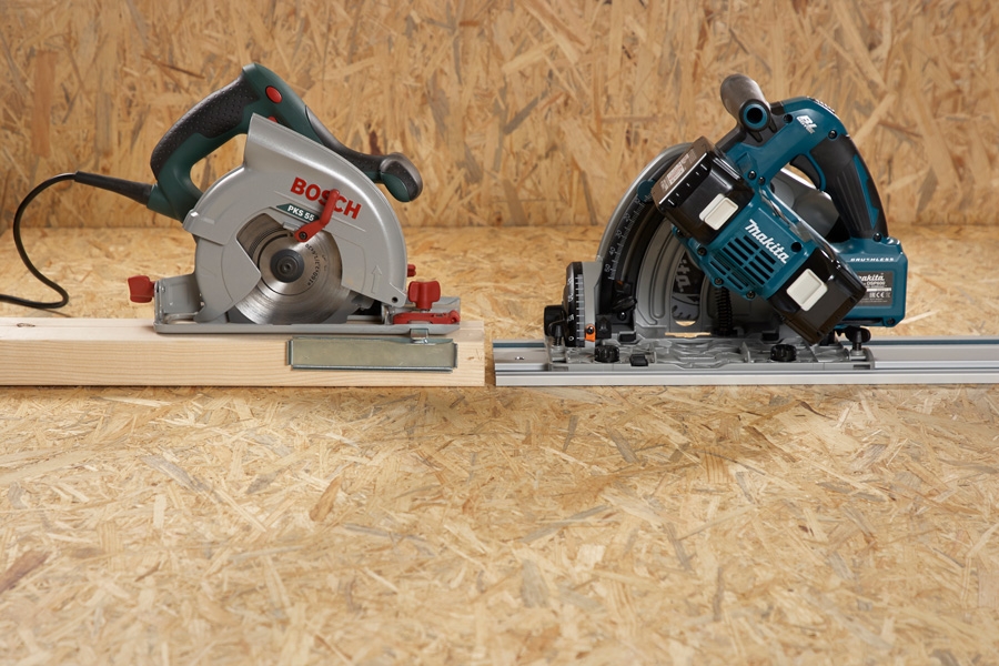 Dykksag vs. håndsirkelsag – se hvilken maskin som er best.