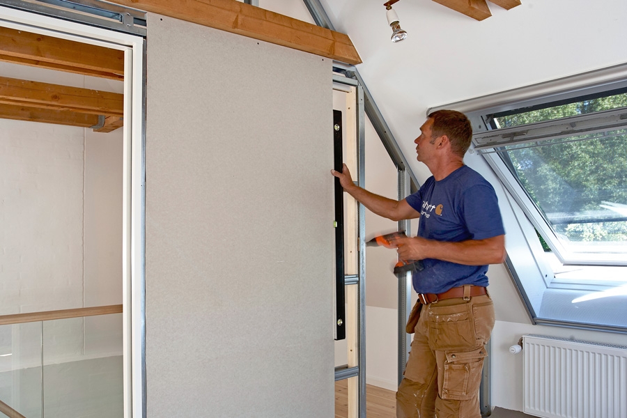 Hvor brede skal gipspladerne være?