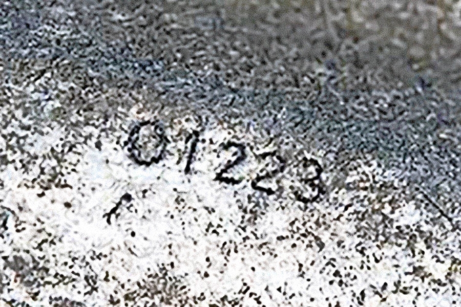 Joissakin mineriittilevyissä on viisinumeroinen luku. Tämän luvun ensimmäinen numero on 0, ja se kertoo, että levy sisältää asbestia.