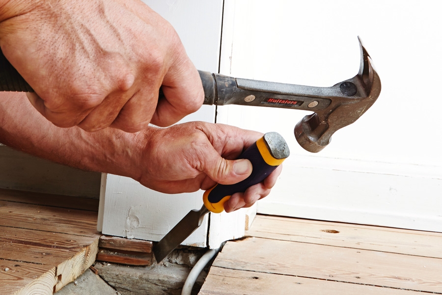 Stemjern: Grovt renoveringsarbeid