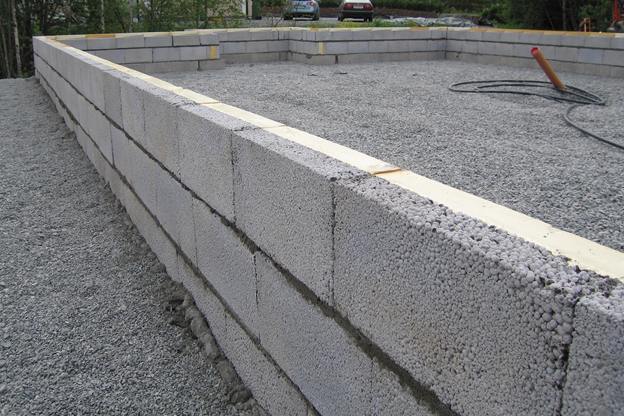 Betong blokker: Ringmur