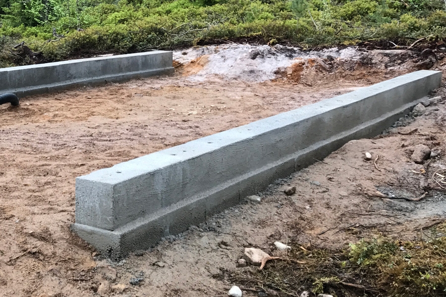 Betong blokker: Fundament