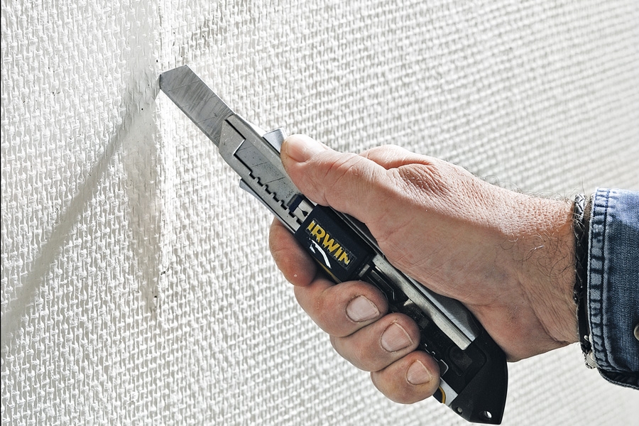 Bulor i glasfiberväven