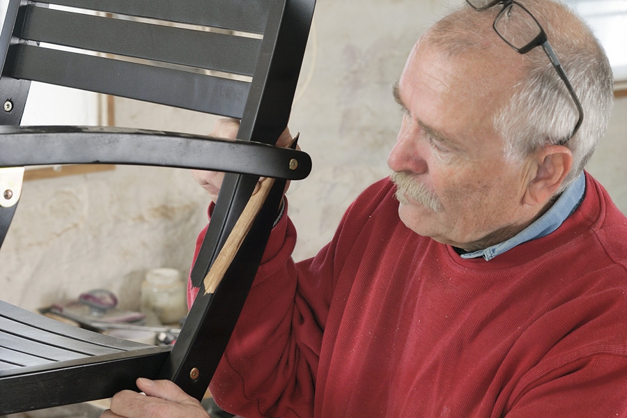 Reparation stoleben_Stolebenet er flækket