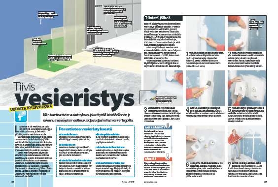 Vesieristys on tärkeintä!