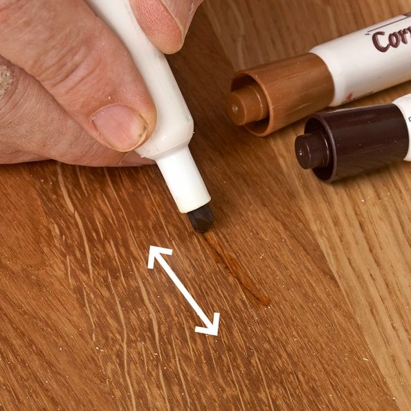 Fjerne riper i parkett