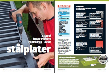 Stålplat: Slipp å lappe et utett takbelegg – bruk stålplater