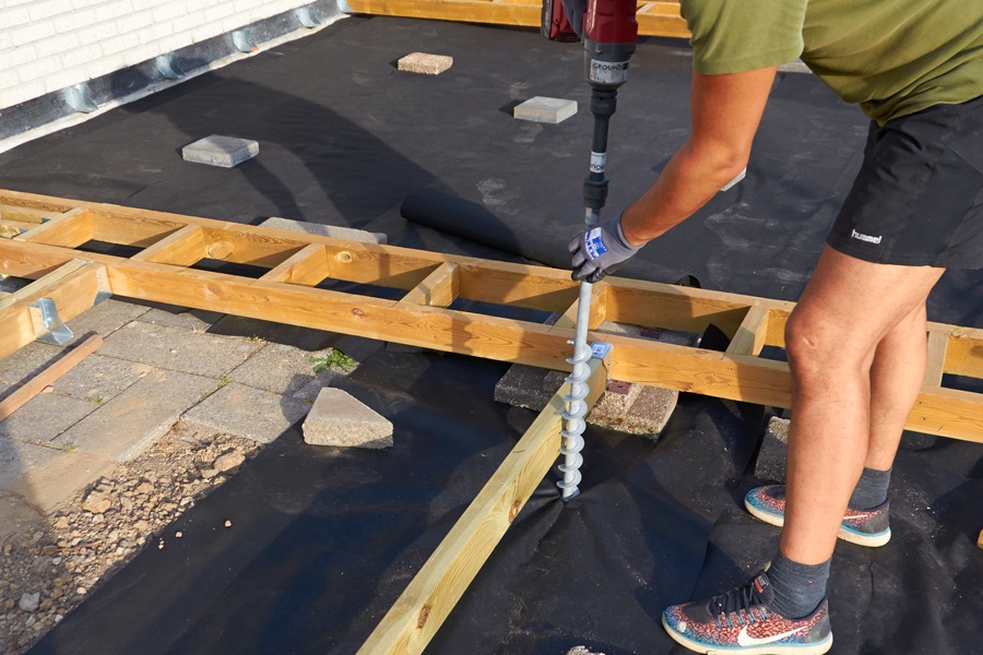 Jordskruer fundament