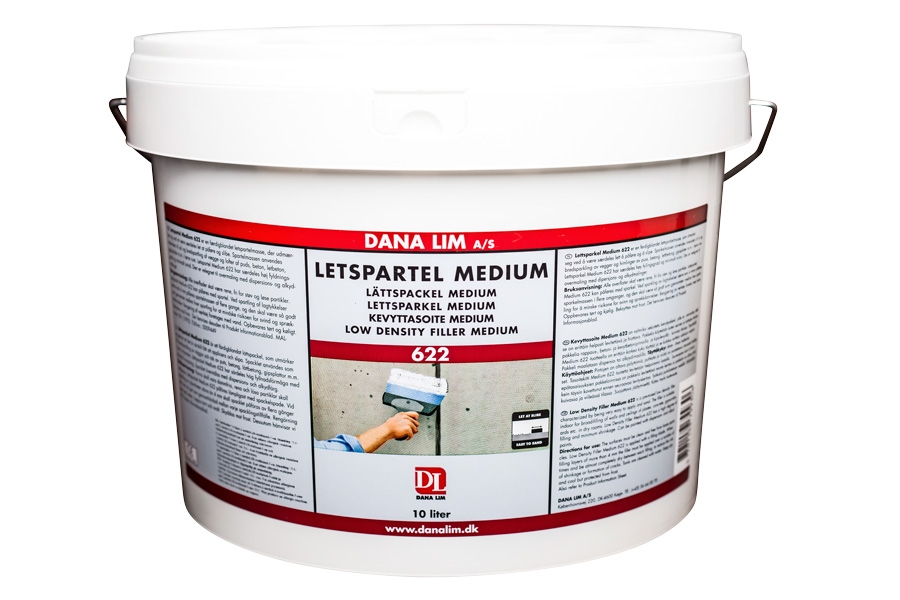 Olika sorters väggspackel: Medium väggspackel