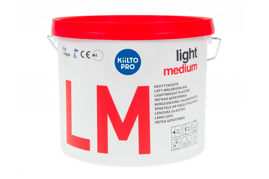 Kevyttasoite: Kevyttasoite medium