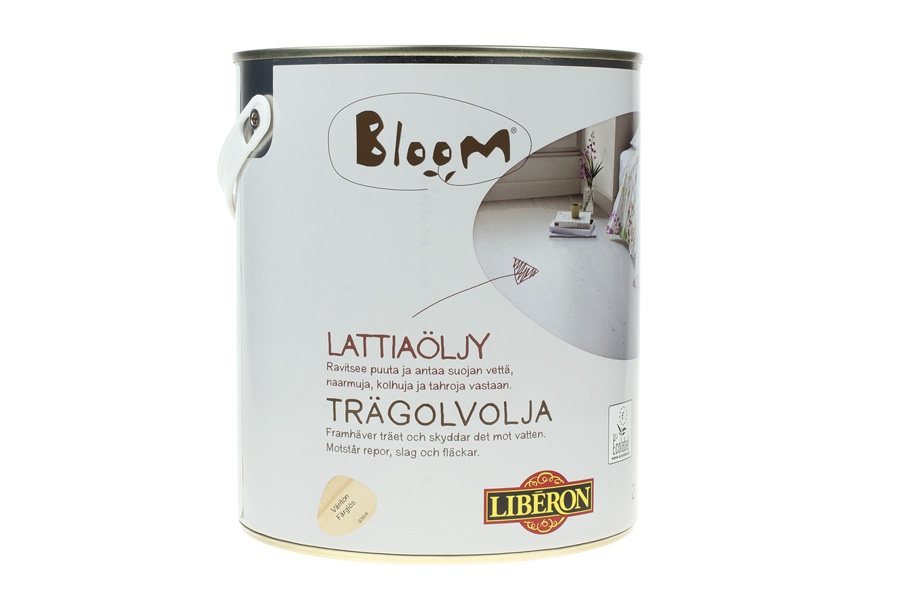 Puuöljyt: Valkoinen tai kirkas lattiaöljy