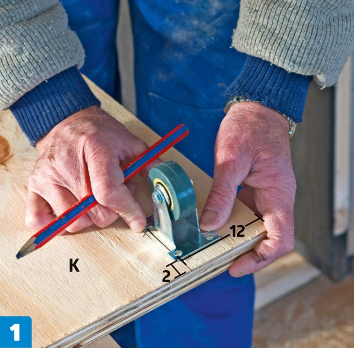 Bygga Cykelgarage: Vagnen för cyklarna byggs