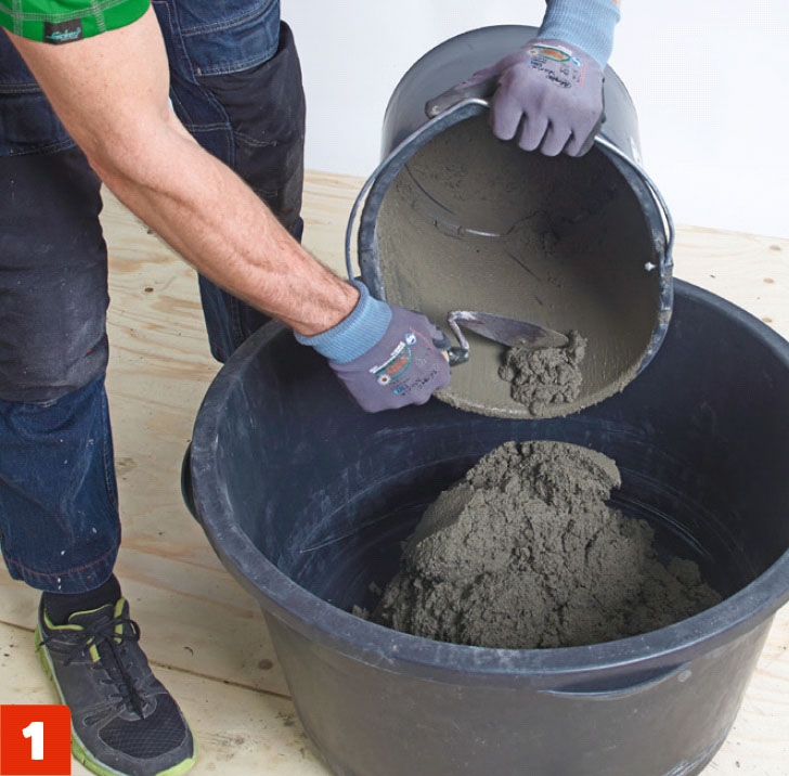 Støpe bålpanne i betong