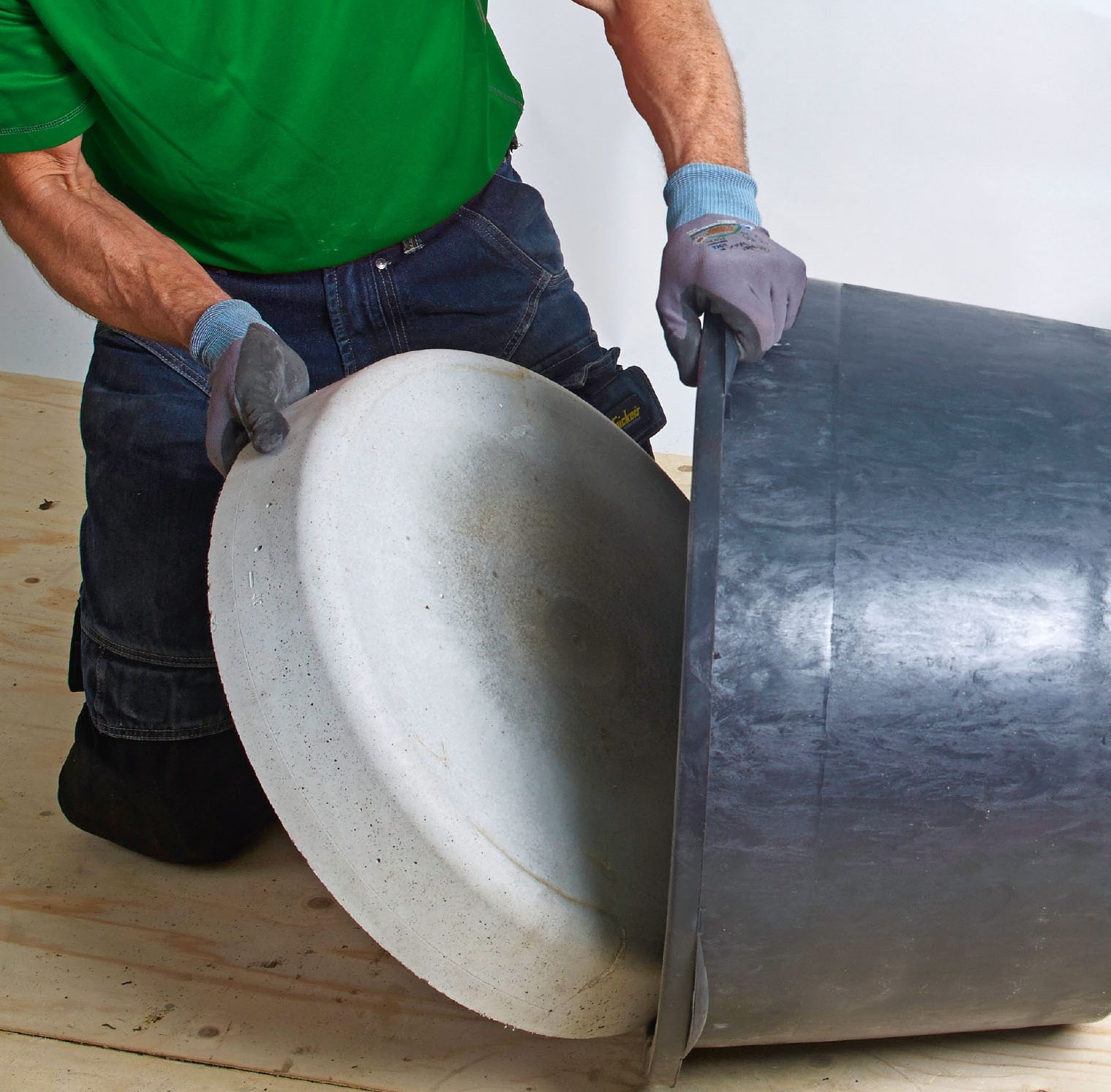 Støpe bålpanne i betong