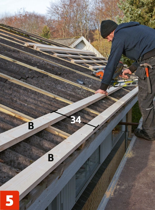 Uusi katto vanhan päälle