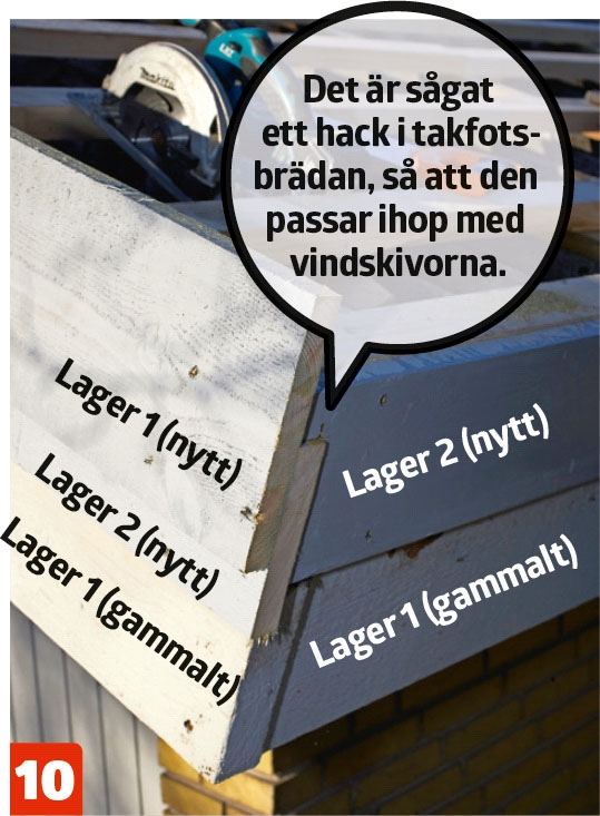 Lägga plåttak på befintligt tak
