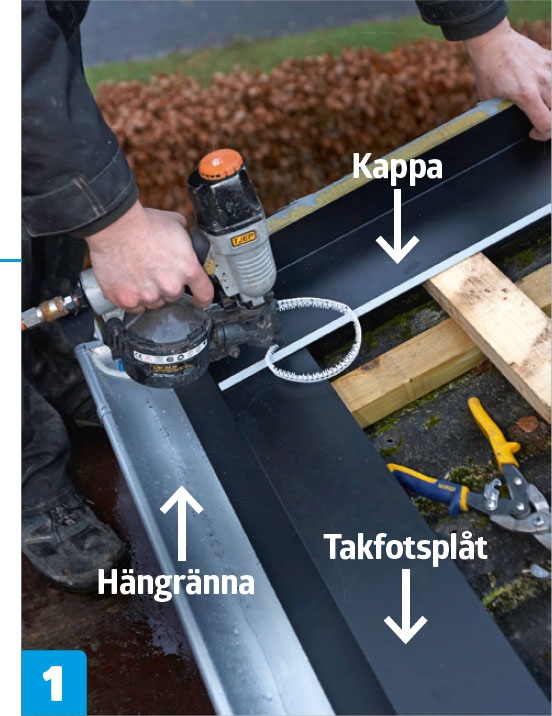 Lägga plåttak på befintligt tak