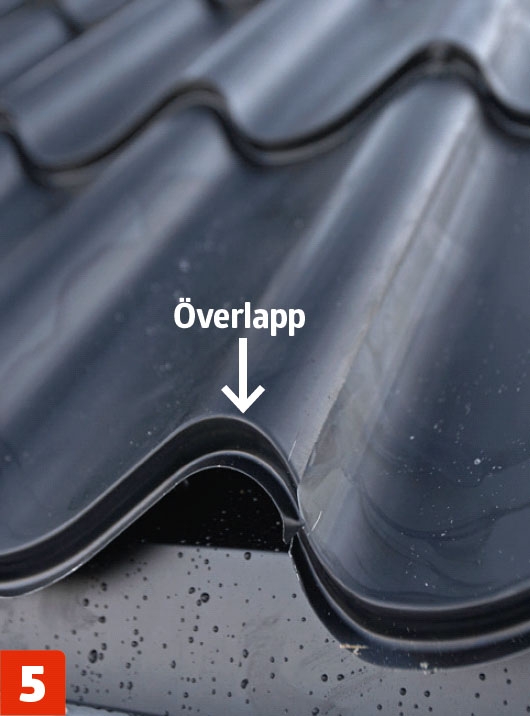 Lägga plåttak på befintligt tak