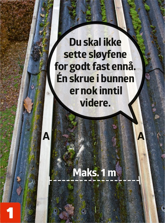 Legge nytt tak på gammelt tak