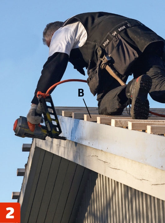 Legge nytt tak på gammelt tak