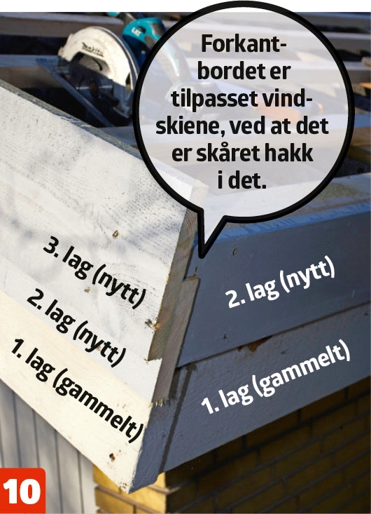 Legge nytt tak på gammelt tak