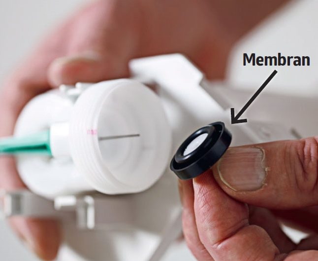 Toilet der løber: Du kan nu tage gummimembranen ud