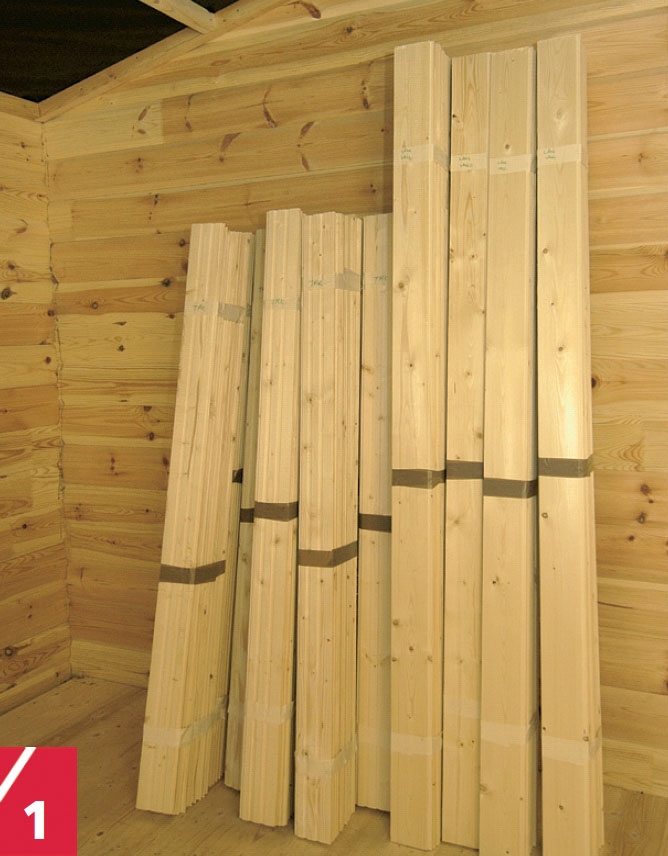 Ulkosaunan puutavaran valmiiksi mittaaminen