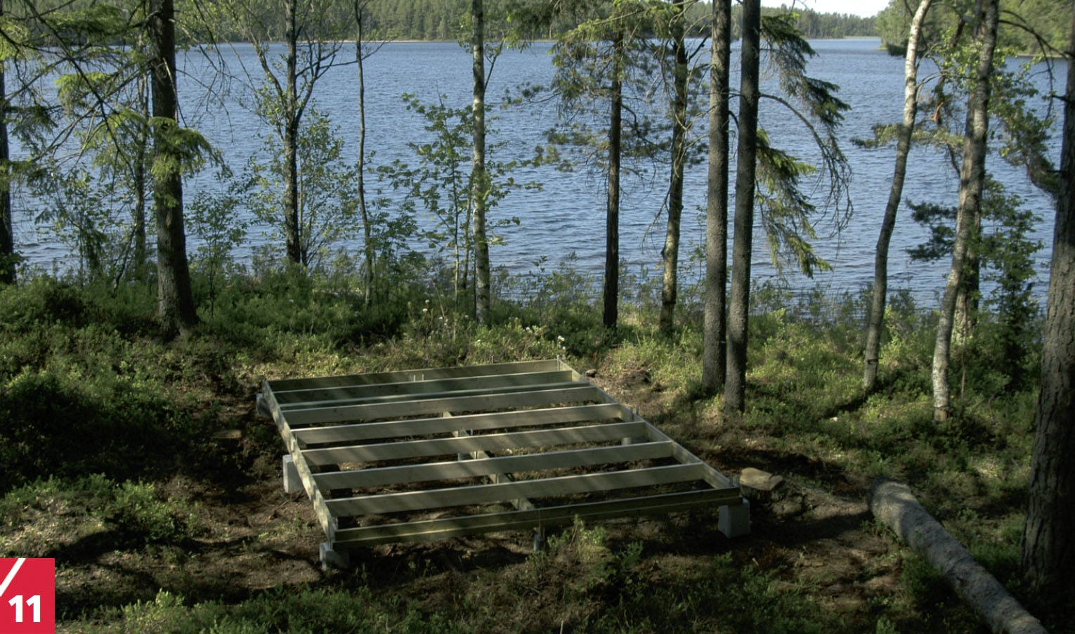 Kevyen rakennuksen perustukset