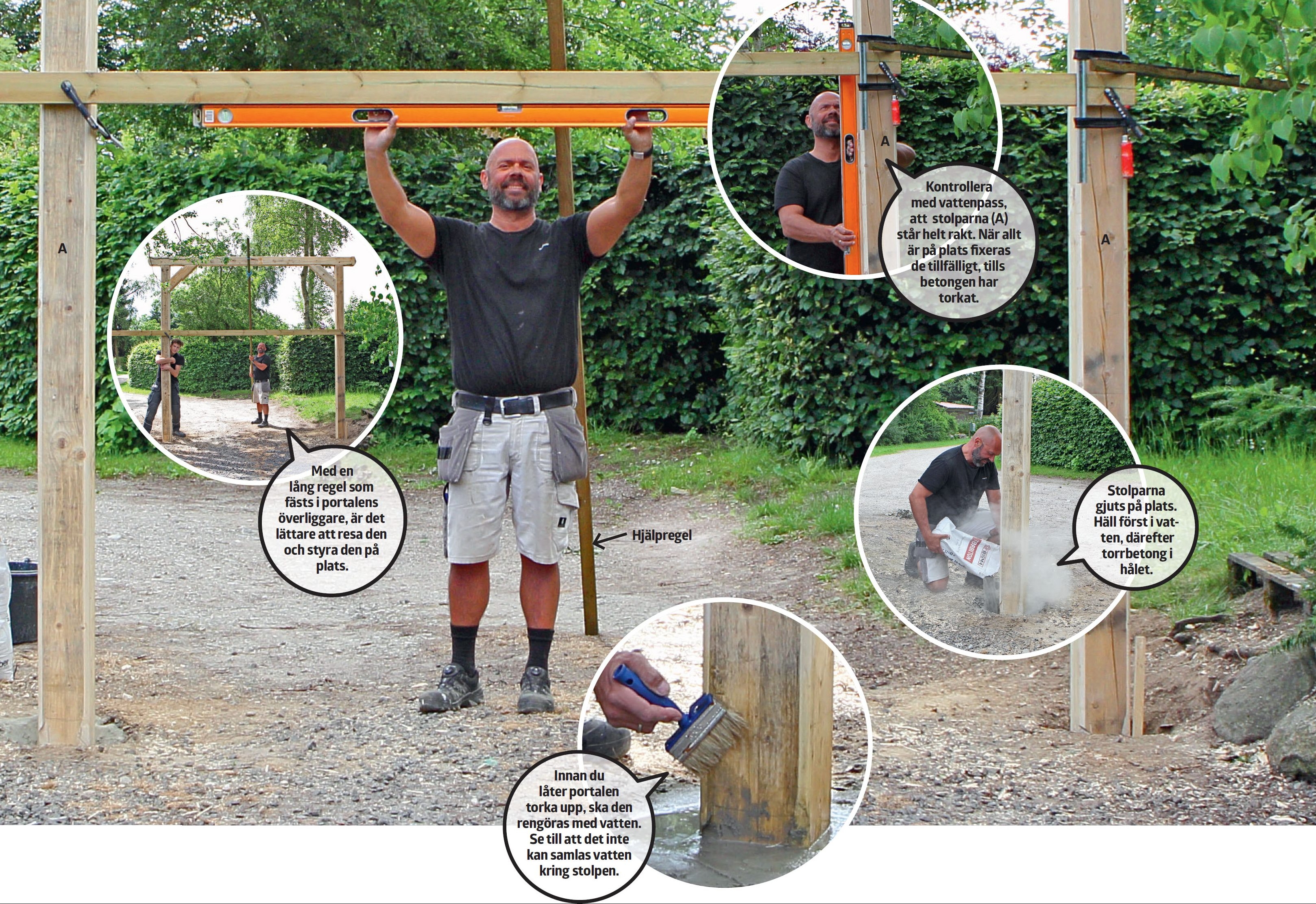 Bygga portal trädgård