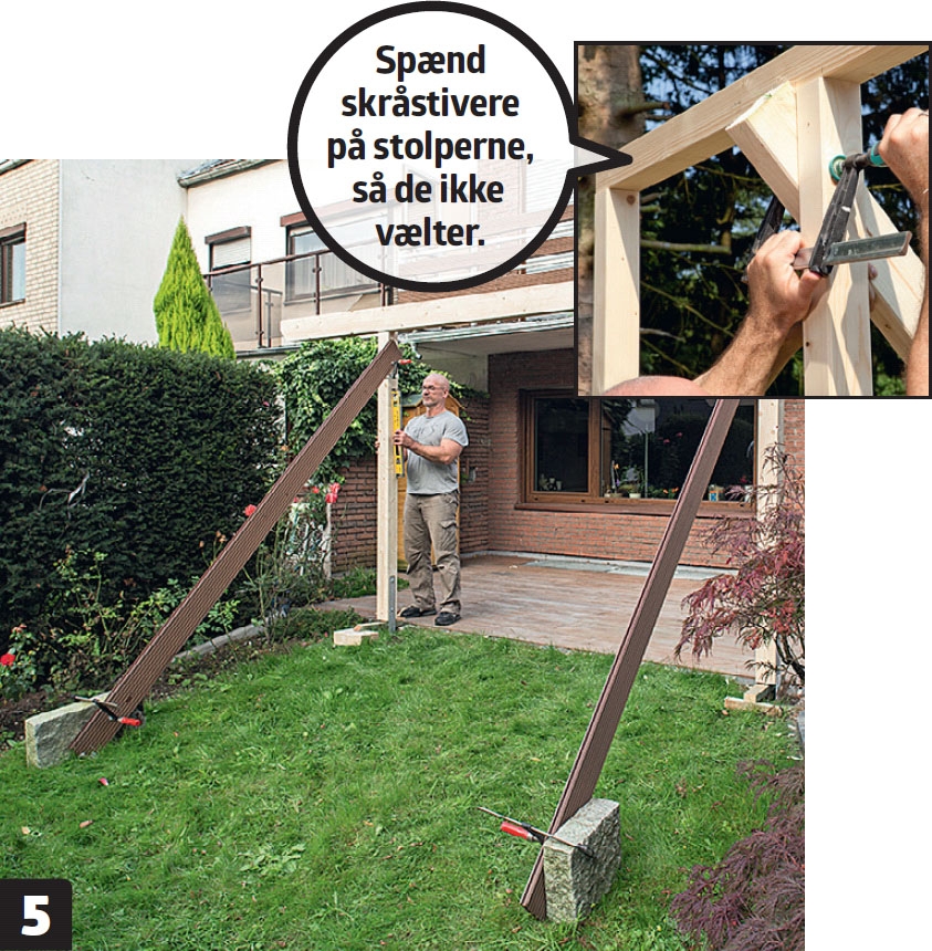 Overdækket terrasse byg selv