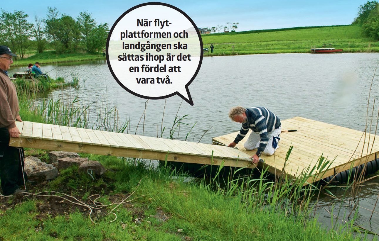 Bygga flytbrygga