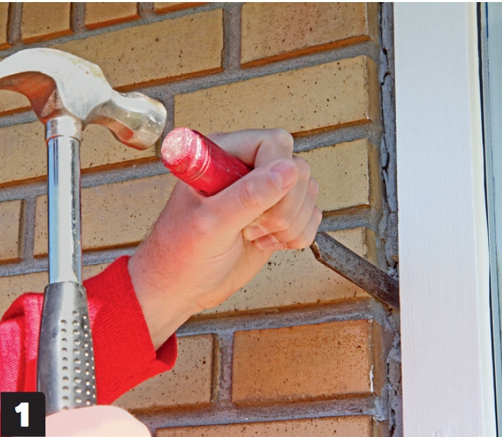 Fuge omkring vinduer