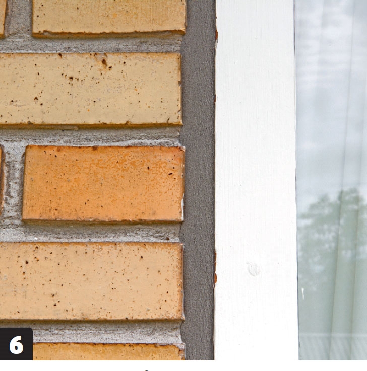 Mørtelfuge til vinduer