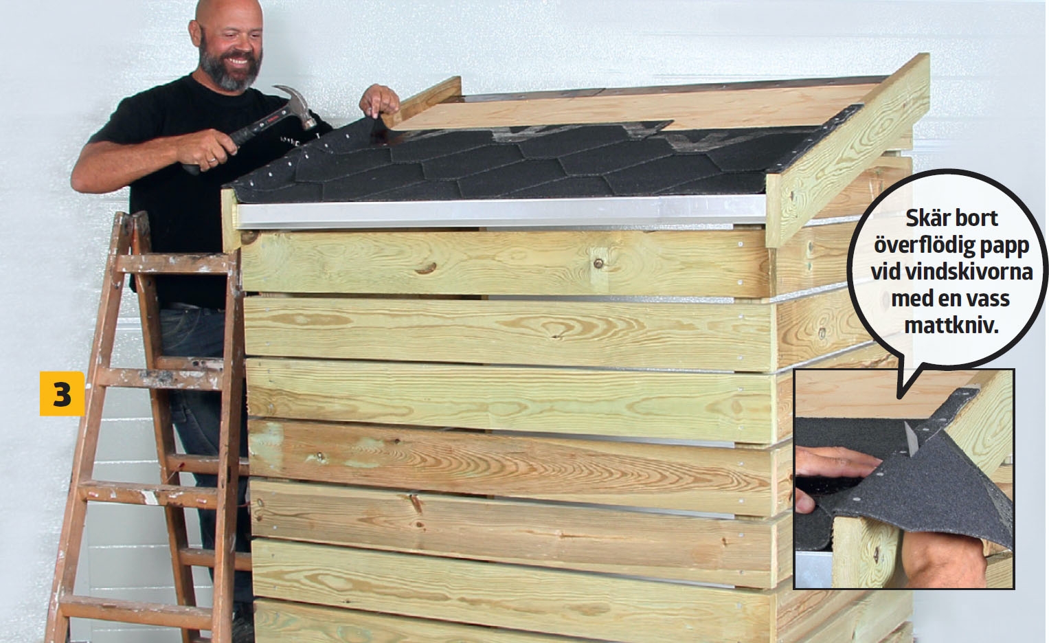 Bygga Enkelt Vedskjul