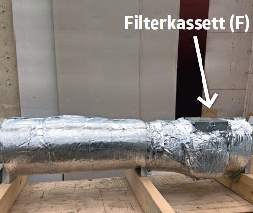 Pakk inn varmeflyttingsanlegg i isolasjon