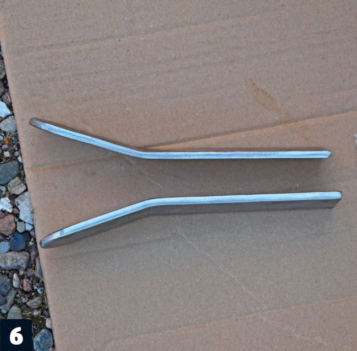 Skydeport: Fladjern monteres.