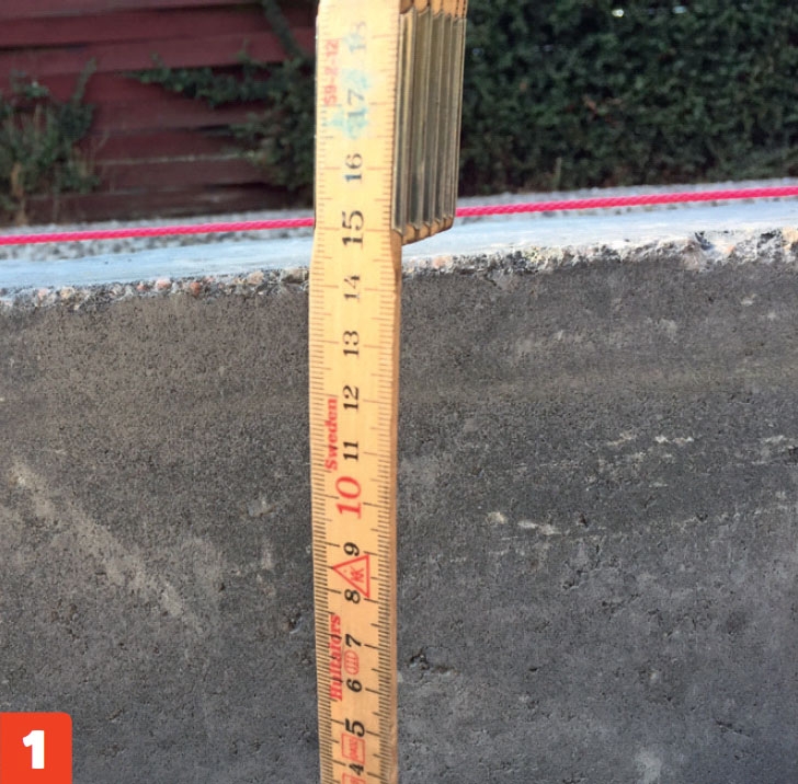 Kantblokke: Højden tilpasses.