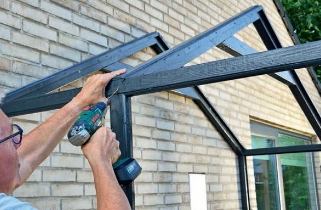 Kasvihuone seinämalli