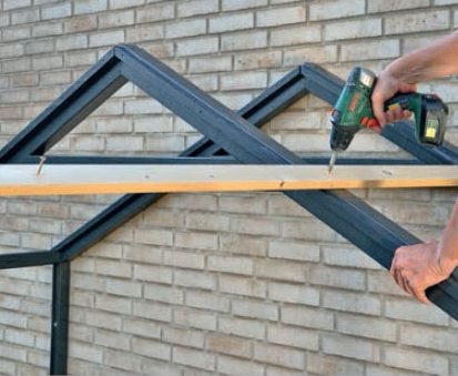 Kasvihuone seinämalli