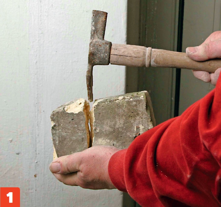 Sisäseinien syvien reikien korjaaminen