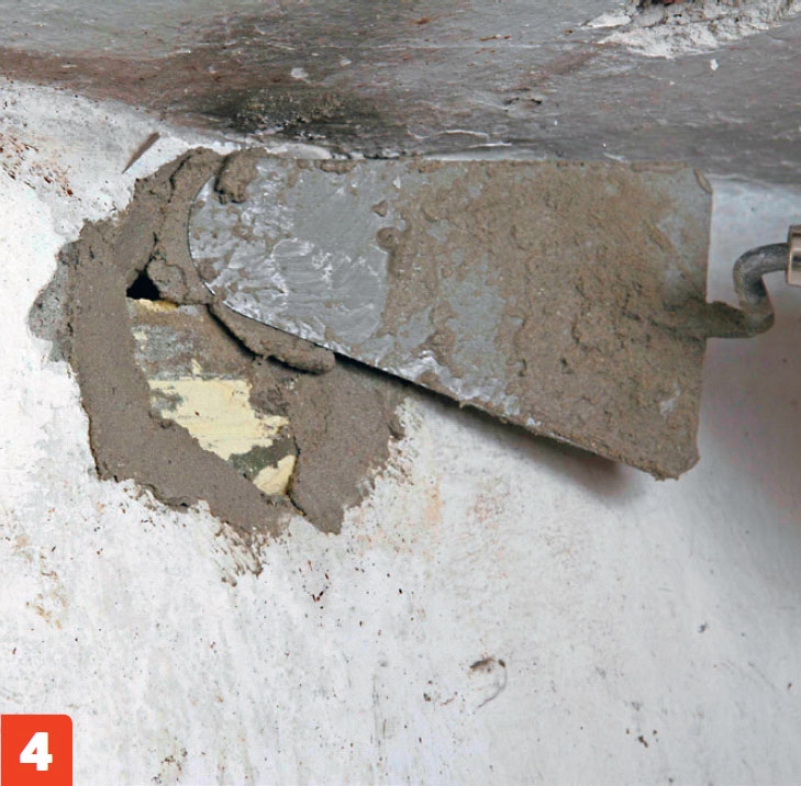 Tiiliseinän paikkausmassa